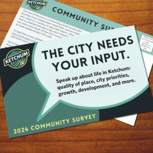 Picture of survey postcards