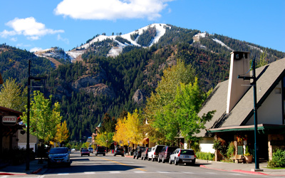 Photo of downtown Ketchum