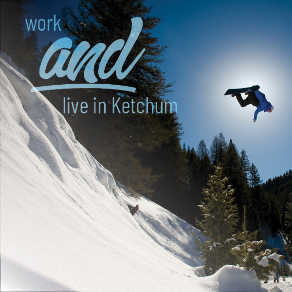 Picture of snowboarder doing a flip near Ketchum